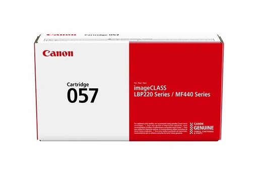 [013803315219] TONER CANON 057 NEGRO 3100 PAGS COM/LBP220/MF440 3009C001AA SIN GARANTIA