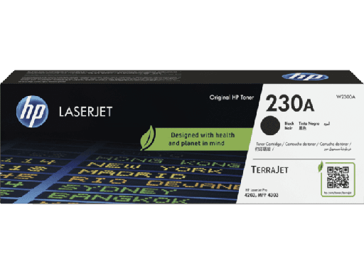 [193808760334] TONER HP 230A NEGRO 2000 PAGINAS COM/4203CDN/4203DW/4303DW/4303FDN/4303FDW W2300A SIN GARANTIA