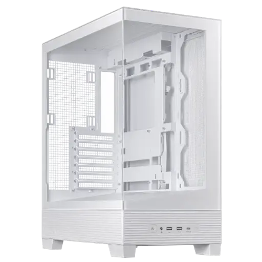 [197105798410] GABINETE ASUS A31 ATX BLANCO CRISTAL TEMPLADO 90DC00R3-B08000 SIN GARANTIA