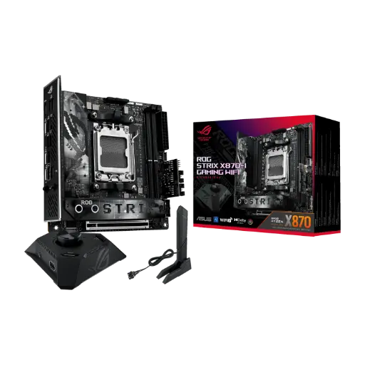 [197105740303] MOTHER AMD X870-I WIFI ASUS ROG STRIX AM5 2XDDR5 128GB MINI-ITX 90MB1IW0-MVAAY0 12M DE GARANTIA