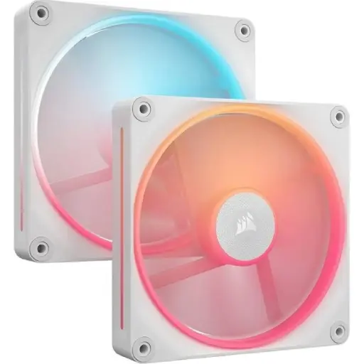 [840006688754] VENTILADOR CORSAIR ICUE LINK LX140 KIT 2X1 RGB 140MM BLANCO CO-9051056-WW 11M DE GARANTIA