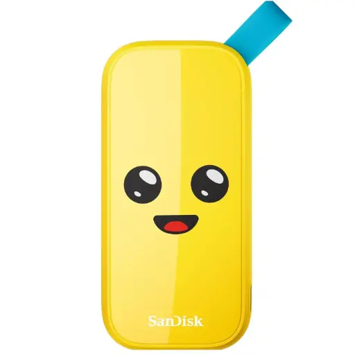 [619659216085] SSD EXTERNO SANDISK 1TB USB 3.2 800MB/S EDICION PEELY AMARILLO SDSSDE30-1T00-G25F 12M DE GARANTIA