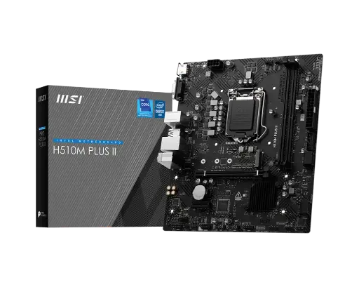 [824142437315] MOTHER INTEL H510M II MSI PLUS LGA1200 2XDDR4 64GB M-ATX 12M DE GARANTIA