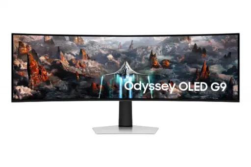 [8806095123097] MONITOR 49 SAMSUNG ODYSSEY G9 G93SC 0.03MS 240HZ DQHD GAMER OLED CURVO G-SYNC PLATA LS49CG930SLXZX GARANTIA CON FABRICANTE