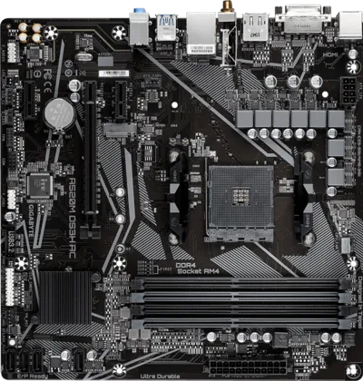[889523023891] MOTHER AMD A520M DS3H AC WIFI GIGABYTE AM4 4xDDR4 128GB M-ATX 12M DE GARANTIA