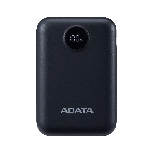 [842243036077] POWER BANK ADATA C100 NEGRO CARGA RAPIDA USB-C PC10022-12BK 6M DE GARANTIA