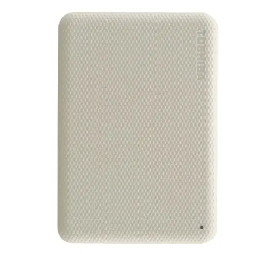 [723844000769] DD EXTERNO TOSHIBA 1TB USB 3.0 HDTCA10XW3AA CANVIO ADVANCE NEW V10 BLANCO 11M DE GARANTIA