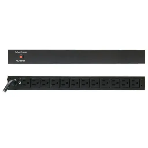 [649532901500] REGULADOR 120VA CYBERPOWER PDU SALIDA NEMA 5-15R x12C PDU15B12R 12M DE GARANTIA