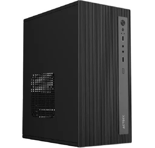 [7506215943796] GABINETE ACTECK APEX GI205F NEGRO M-ATX 500W AC-943796 1M DE GARANTIA