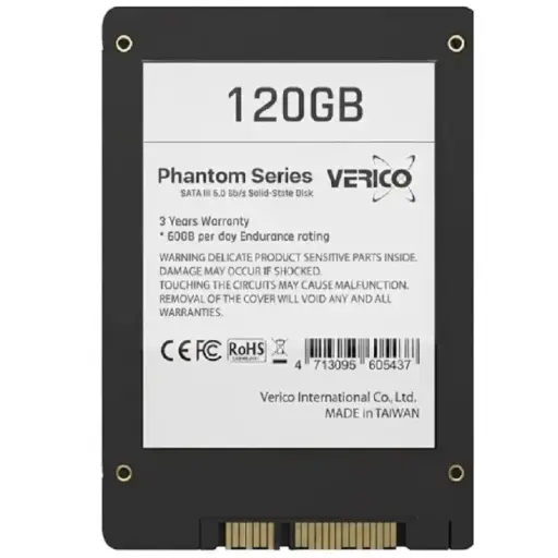 [4713095605390] SSD VERICO PHANTOM 120GB SATA3 1SSOP-SSBKI3-NN 12M DE GARANTIA