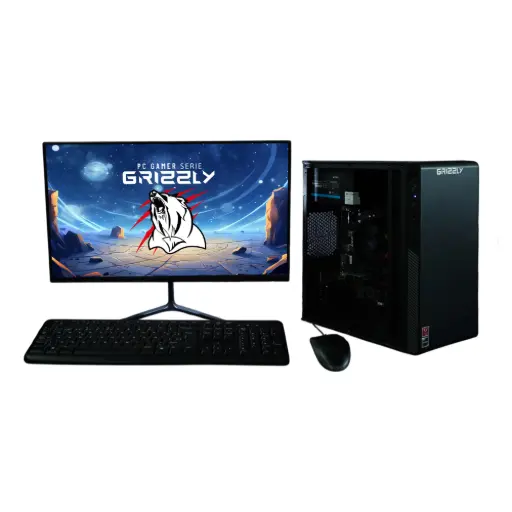 [662987044806] PC GRIZZLY AMD RYZEN 3 3200G 16GB 480GB WIFI MONITOR 22 KIT 2 EN 1 PC-AMD094 12M DE GARANTIA 