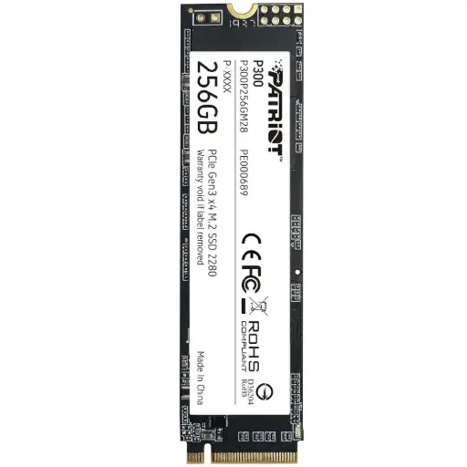 [0814914026519] SSD PATRIOT P300 256GB 2280 M.2 1700MB 9SE00083-P300P256GM28 11M DE GARANTIA