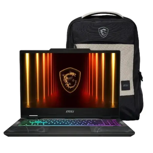 [824142449639] LAPTOP MSI CYBORG 15 CORE 7 240H 512GB SSD 16GB DDR5 RTX 5050 15.6 FHD W11H NEGRO INC/MOCHILA CYBORG 15 B2RWEKG-820MX GARANTIA CON FABRICANTE