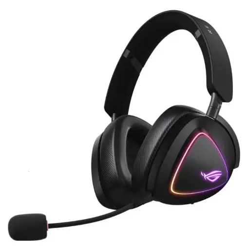 [197105604858] DIADEMA ASUS ROG DELTA II A701 3.5MM MICROFONO NEGRO 90YH03W0-BHAA03 12M DE GARANTIA