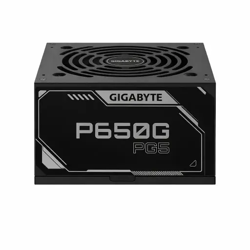 [810162143558] FUENTE GIGABYTE 650W 80PLUS GOLD ATX NEGRO GP-P650G-PG5 12M DE GARANTIA