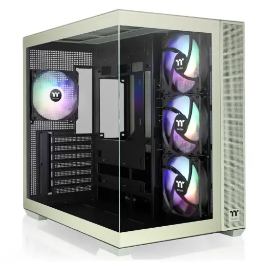 [841163095324] GABINETE THERMALTAKE VIEW 380 TG ARGB MATCHA GREEN ATX CRISTAL VERDE CA-1Z2-00MEWN-00 12M DE GARANTIA