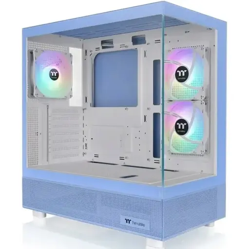[841163094228] GABINETE THERMALTAKE VIEW 270 PLUS TG ARGB HYDRANGEA BLUE ATX CRISTAL MIDTOWER AZUL CA-1Y7-00MFWN-01 12M DE GARANTIA