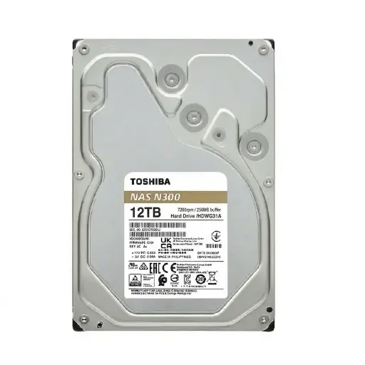 [723844001247] DD INTERNO NAS TOSHIBA 12TB HDWG51CXZSTA N300 3.5 11M DE GARANTIA