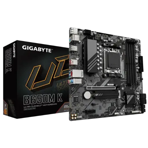 [889523036969] MOTHER AMD B650M K GIGABYTE AM5 4xDDR5 256GB M-ATX 12M DE GARANTIA