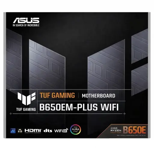[199291054783] MOTHER AMD B650EM-PLUS WIFI ASUS TUF GAMING AM5 DDR5 256GB M-ATX 90MB1LU0-MOEAY0 12M DE GARANTIA