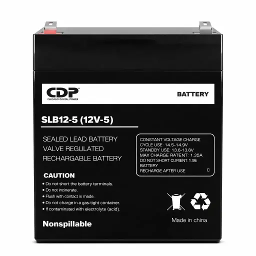 [879071004763] BATERIA DE REEMPLAZO PARA NO BREAK CDP COMP/SLB 12- 5 12V 5AH 11M DE GARANTIA
