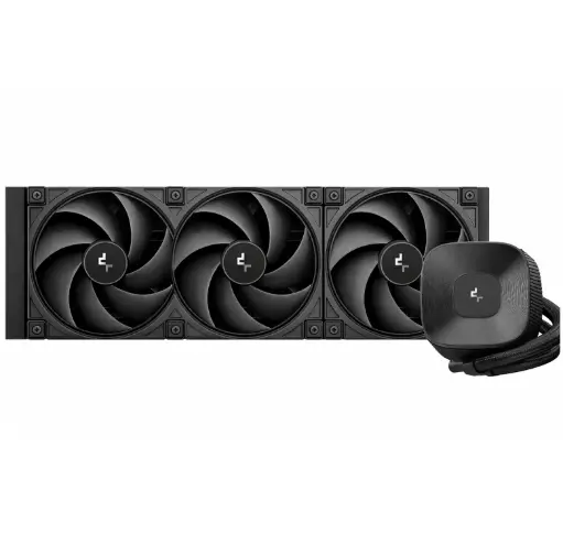 [6933412729747] ENFRIAMIENTO DEEPCOOL LE360 V2 ZERO DARK NEGRO AM5/LGA1851 R-LE360ZERO-BKLNMD-G-1 12M DE GARANTIA