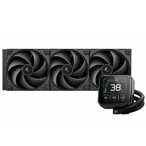 [6933412729631] ENFRIAMIENTO DEEPCOOL SPARTACUS 360 NEGRO RGB AM5/LGA1851 PANTALLA LCD R-SPT360-BKDSMP-G-1 12M DE GARANTIA