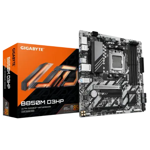 [889523046586] MOTHER AMD B850M D3HP GIGABYTE AM5 4xDDR5 256GB NEGRO M-ATX 12M DE GARANTIA