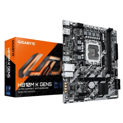 [889523057209] MOTHER INTEL H810M K GEN5 GIGABYTE LGA1851 2xDDR5 128GB M-ATX 12M DE GARANTIA