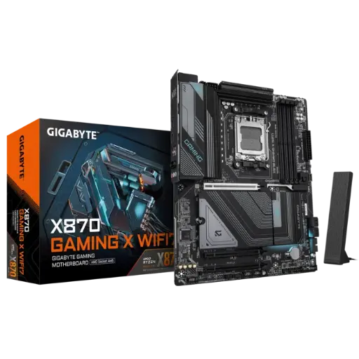 [889523045497] MOTHER AMD X870 GIGABYTE GAMING X WIFI7 AM5 4xDDR5 256GB ATX 12M DE GARANTIA
