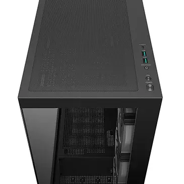 [6933412765394] GABINETE DEEPCOOL CG580 4F V2 NEGRO ATX S/FUENTE CRISTAL R-CG580-BKADA4-G-2 11M DE GARANTIA