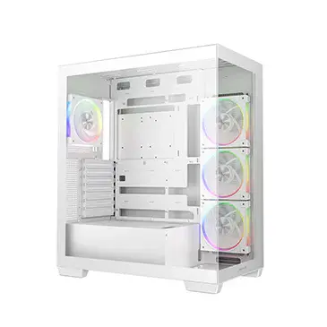 [6933412765400] GABINETE DEEPCOOL CG580 4F V2 BLANCO ATX S/FUENTE CRISTAL R-CG580-WHADA4-G-2 11M DE GARANTIA