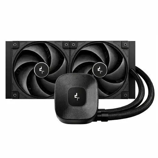 [6933412729723] ENFRIAMIENTO DEEPCOOL LE240 V2 ZERO DARK NEGRO AM5/LGA1851 R-LE240ZERO-BKLNMD-G-1 12M DE GARANTIA