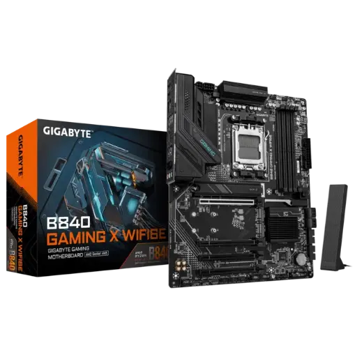 [889523054178] MOTHER AMD B840 GIGABYTE GAMING X WIFI6E AM5 4xDDR5 256GB ATX 12M DE GARANTIA
