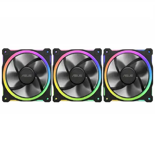 [199291043992] VENTILADOR ASUS PRIME MR120 ARGB 120MM BLACK 3PACK 90DA00I0-B08020 12M DE GARANTIA