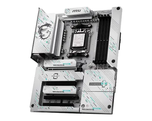 [824142433553] MOTHER AMD B850 WIFI MSI GAMING PLUS PZ AM5 4XDDR5 256GB ATX B850 GAMING PLUS WIFI PZ 12M DE GARANTIA
