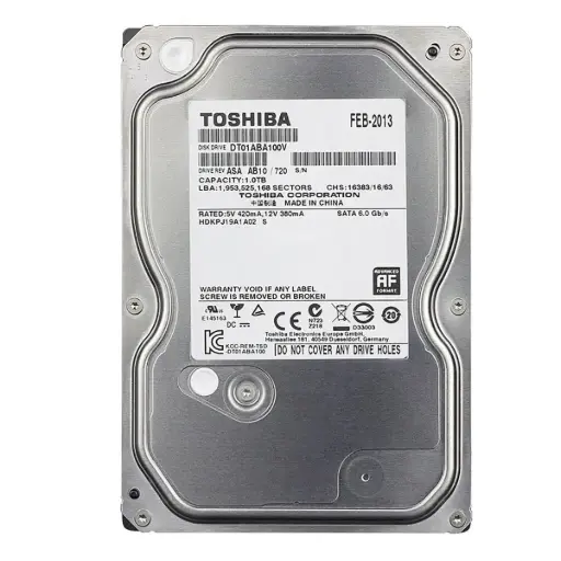 [662987045223] DD INTERNO NEW PULL TOSHIBA 1TB DT01ABA100V SATA 6.0 3.5 11M DE GARANTIA