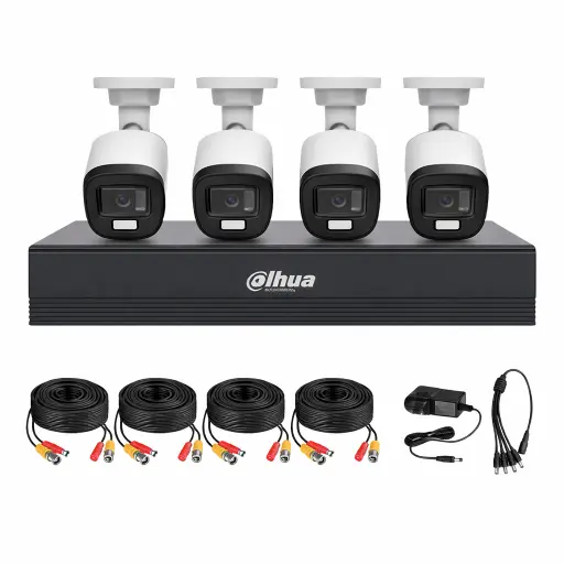 [6937552434936] KIT DVR DAHUA 4CH 4 CAMARAS 2MP 1080P KITXVR1B04-I/T/4-B1A21N 12M DE GARANTIA