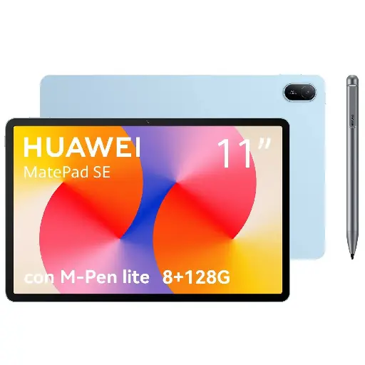 [6942103125386] TABLET HUAWEI MATEPAD SE 11 8GB 128GB OCTA CORE HISILICON KIRIN 710A HARMONYOS INC LAPIZ AZUL AGS6-W09 53014GYW GARANTIA CON FABRICANTE