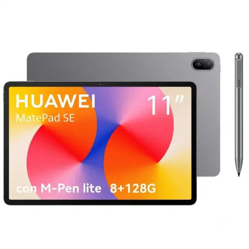 [6942103125379] TABLET HUAWEI MATEPAD SE 11 8GB 128GB OCTA CORE HISILICON KIRIN 710A HARMONYOS 2.0 INC LAPIZ GRIS AGS6-W09 53014GYU GARANTIA CON FABRICANTE