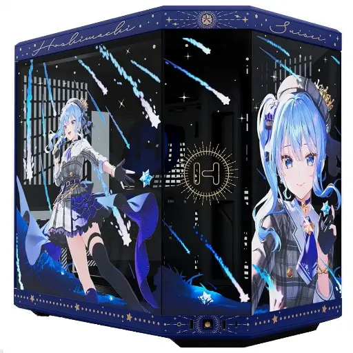 [848604050645] GABINETE HYTE Y70 HOSHIMACHI SUISEI EATX S/FUENTE CRISTAL AZUL CS-HYTE-Y70-SUISEI 12M DE GARANTIA