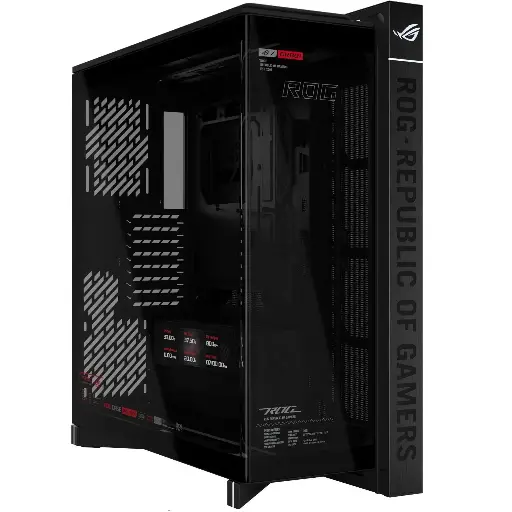 [199291280595] GABINETE ASUS ROG CRONOX GR801 E-ATX BLACK 90DC00T0-B08000 12M DE GARANTIA