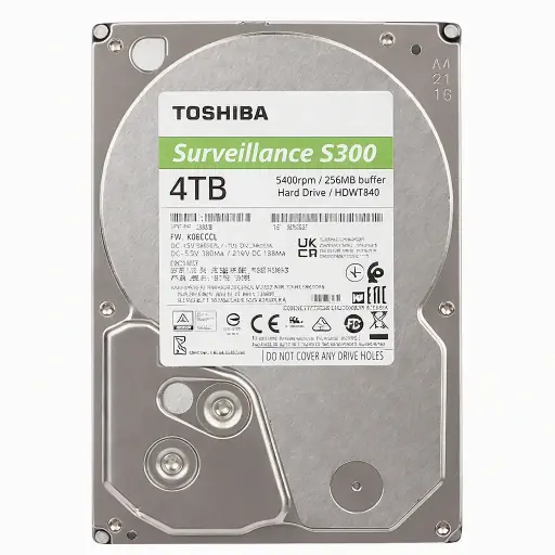[662987045278] DD INTERNO TOSHIBA 4TB S300 SURVEILLANCE HDWT840UZSVA SATA III 3.5 11M DE GARANTIA