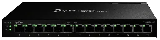 [840030709494] SWITCH TPLINK TL- SG2016P 16PTS GIGABIT 10/100/1000 MBPS 16GBPS SG2016P 12M DE GARANTIA