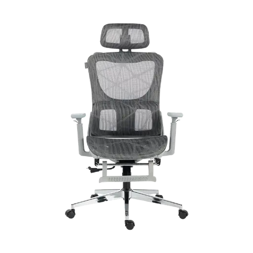 [7506215943284] SILLA ACTECK FLUX ULTRA EC696HR MALLA ERGONOMICA GRIS 120 KG AC-943284 6M DE GARANTIA