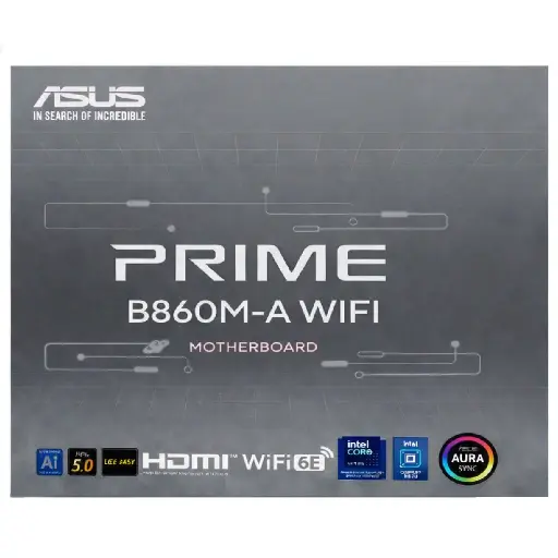 [197105806283] MOTHER INTEL B860M-A WIFI ASUS PRIME LGA1851 4XDDR5 256GB M-ATX 90MB1JY0-M0EAY0 12M DE GARANTIA