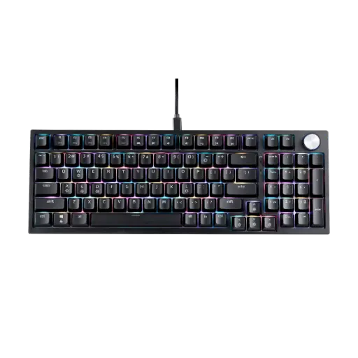 [842243032765] TECLADO XPG SORCERER MECANICO ALAMBRICO USB-C RGB NEGRO SORCERERRD-BKCWW 12M DE GARANTIA