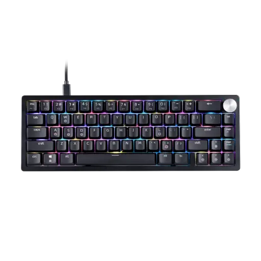 [842243032864] TECLADO XPG SORCERER MINI MECANICO ALAMBRICO USB-C RGB NEGRO SORCERER MINIRD-BKCWW 12M DE GARANTIA