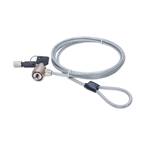 [766623440271] CANDADO PARA LAPTOP MANHATTAN1.5M PLATA 440271 11M DE GARANTIA
