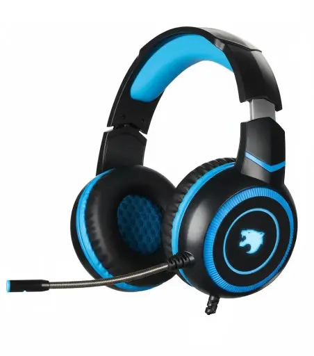 [6955409007171] DIADEMA  YAGUARET QUIMERA NEGRO/AZUL 3.5MM HGQUIMERAYGT 11M DE GARANTIA